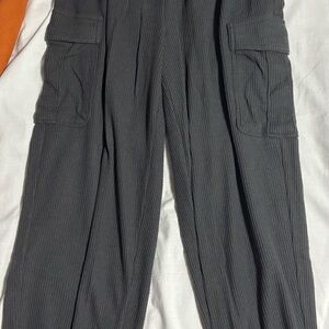 Aerie Black Jogger Pants Relaxed Fit